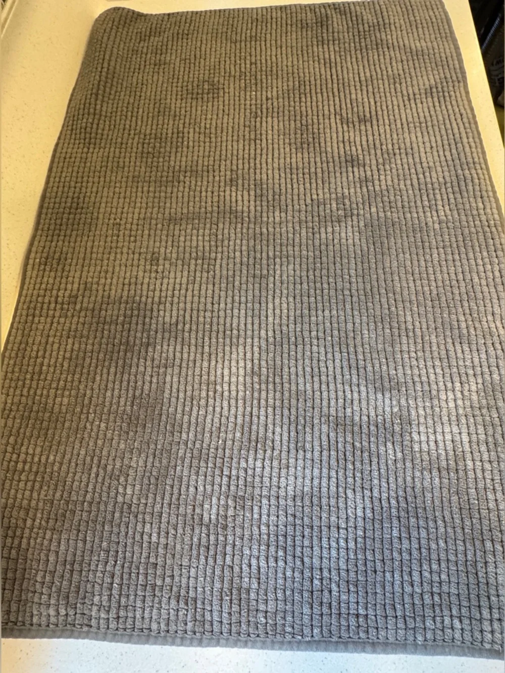 IKEA- Plush Textured Gray Bath Mat